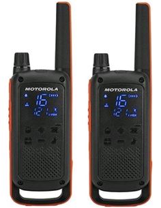 Walkie Motorola T82 Extreme + headsets + charger + suitcase 10 km new model