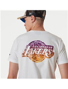 LA Lakers NBA Team Logo White T-Shirt